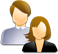 voice And Data Networking Icon
